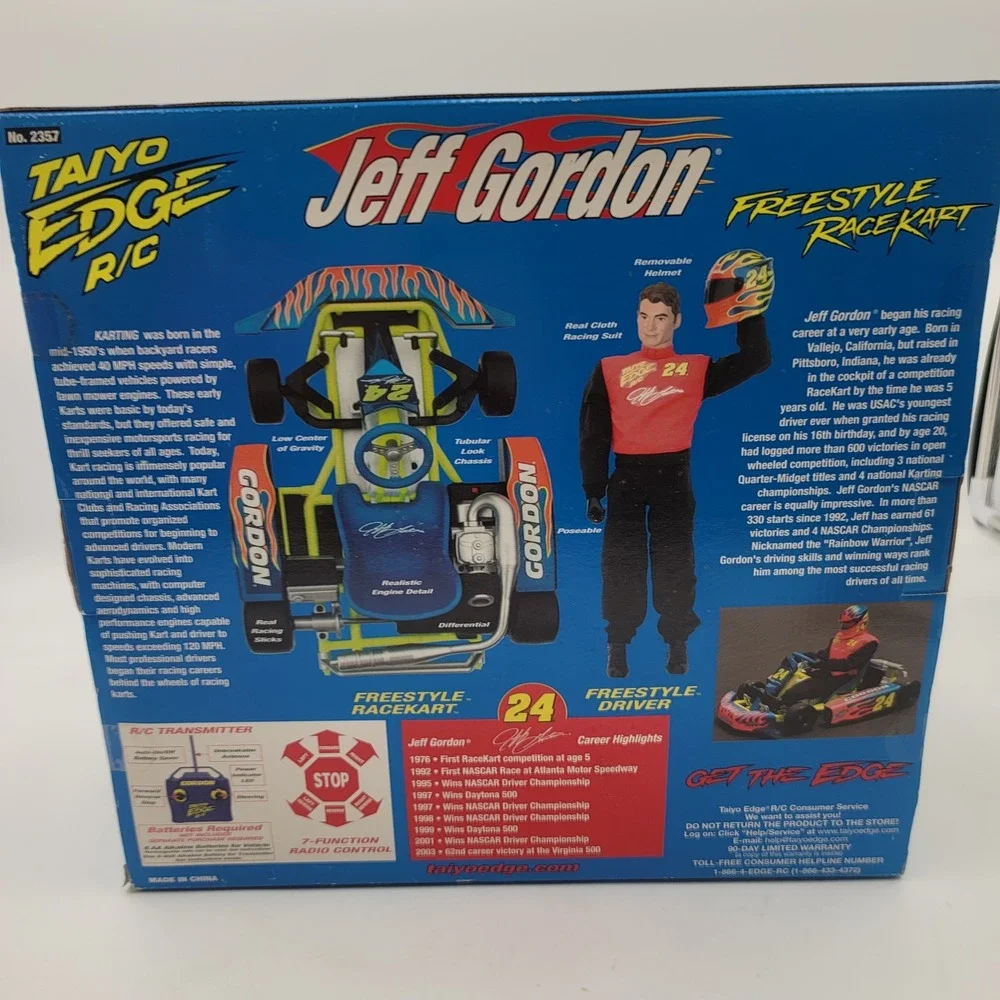 Taiyo Edge RC Jeff Gordon Freestyle Race Kart NASCAR 24 Hendrick Motorsports New